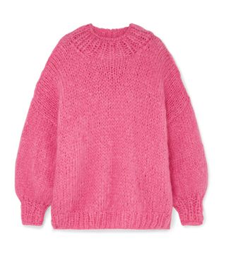 The Knitter + The Bubblegum Mohair-Blend Sweater