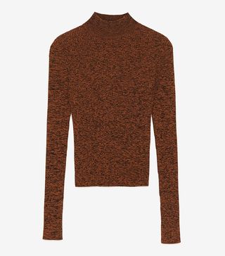 Zara + Contrast Turtleneck