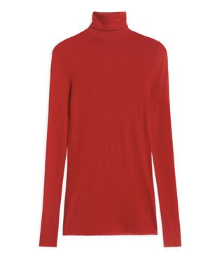 Arket + Sheer Merino Wool Roll-Neck