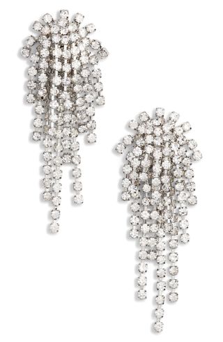Cristabelle + Rhinestone Cluster Earrings