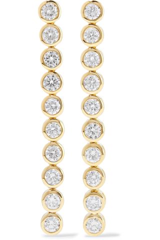 Jennifer Meyer + 18-Karat Gold Diamond Earrings