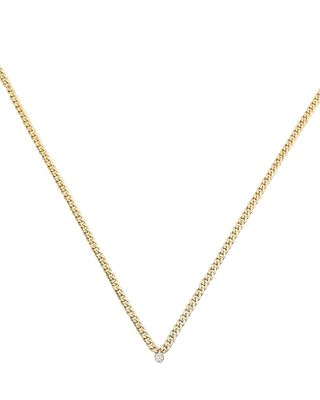 Zoe Chicco + Diamond Small Curb Chain Necklace