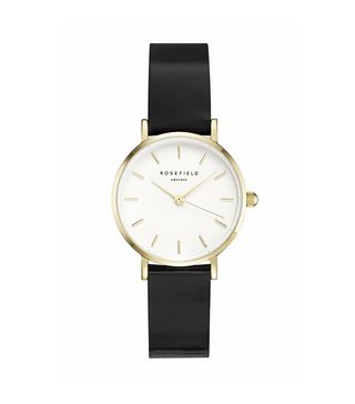 Rosefield + Premium Gloss Black Watch