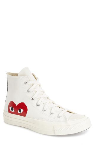 Comme Des Garcons Play x Converse Chuck Taylor + Hidden Heart High Tops