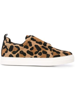 Pierre Hardy + Leopard-Print Sneakers