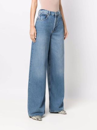 Boyish + High-Rise Wide-Leg Jeans