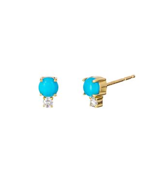 Jemma Wynne + Turquoise and Diamond Prive Earrings
