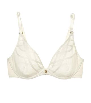 Chantelle + Babylone Stretch-tulle And Jersey Bra