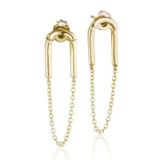 Love, Los Angeles + Safety Pin Earrings