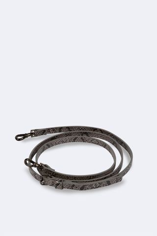 Bandolier + Cynthia Faux Leather Snake Print Strap