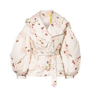 Moncler Genius + 4 Simone Rocha Embellished Embroidered Shell Down Jacket