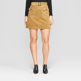 Who What Wear x Target + Cord Mini Skirt