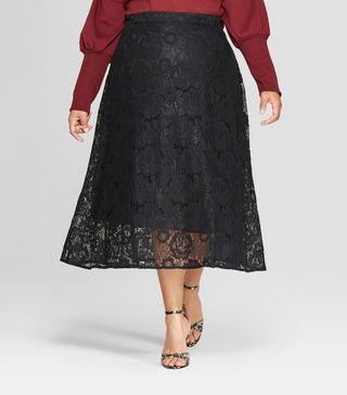 Who What Wear x Target + Full Lace Maxi Skirt