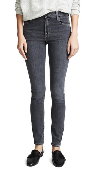 J Brand + Maria High Rise Skinny Jeans