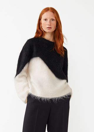 & Other Stories + Relaxed Fluffy Mohair Sweater
