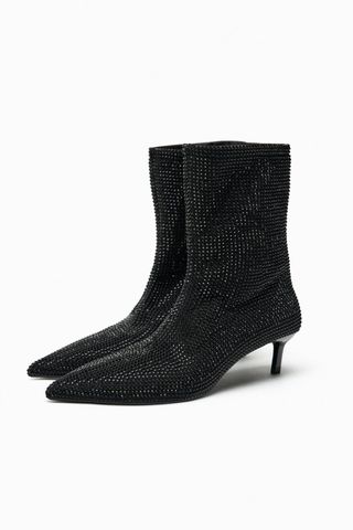 Zara + Rhinestone Boots