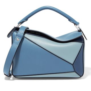 Loewe + Puzzle Small Colour Block Leather Bag