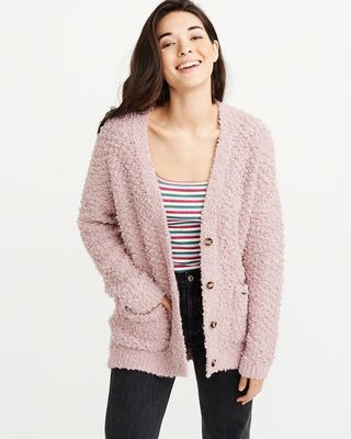 Abercrombie & Fitch + Boucle Cardigan