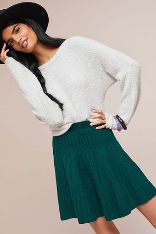 Meadow Rue + Sweater-Knit Skater Skirt