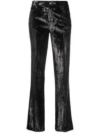 Giambattista Valli + Metallic Striped Trousers