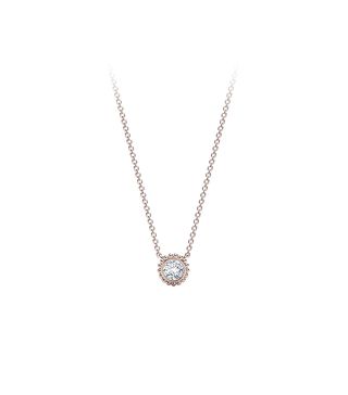 The Forevermark Tribute™ Collection + Round Beaded Pendant