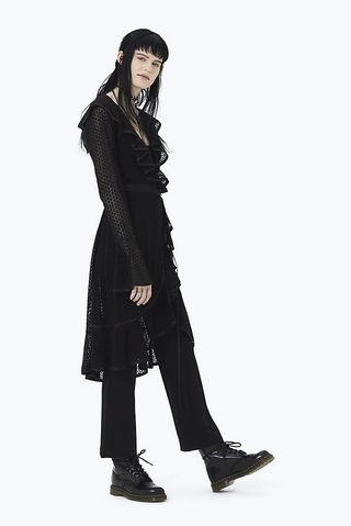 Marc Jacobs + Eyelet Ruffle Dress With Jumpsuit