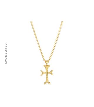 Tacori + Essential 10K Gold Chain with Cross Charm