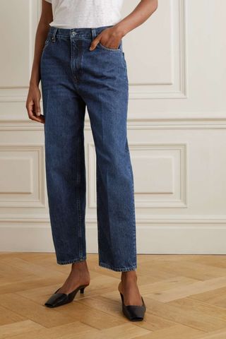 These Dark-Wash Jeans Will Go With Literally Everything | Who What Wear