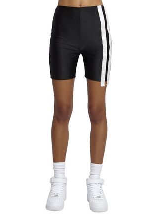 Danielle Guizio + Double Stripe Bicycle Shorts