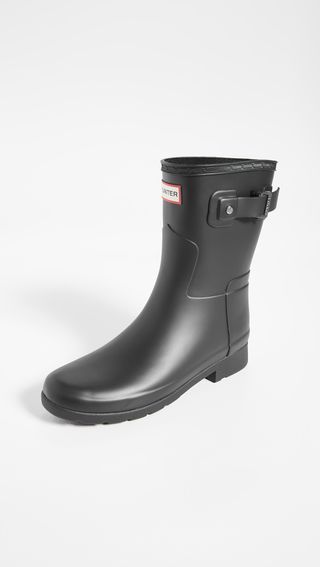 Hunter Boots + Refined Short Matte Boots