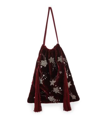 Attico + Velvet Stars and Moon Pouch Bag