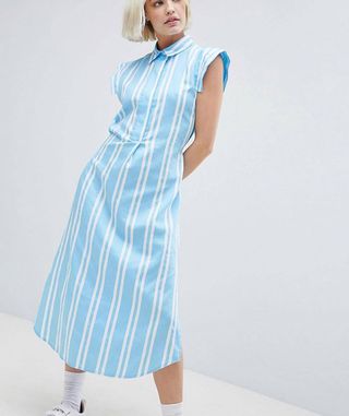 Mads Nørgaard + Stripe Shirt Dress
