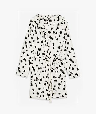 Topshop + Dalmatian Print Robe