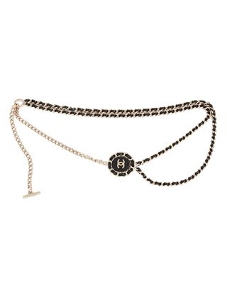 Chanel + Chain Link Belt