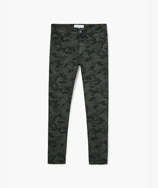Mango + Militar Print Jeans