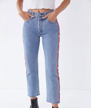 Urban Outfitters x Levi's + 501 Cropped Skinny Jeans
