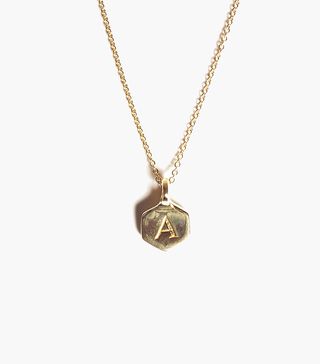 Odette New York + Hex Monogram Necklace