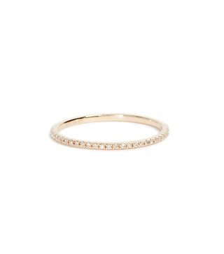 EF Collection + 14K Gold Diamond Eternity Stack Ring