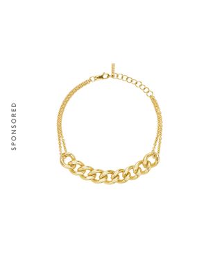 Tacori + Curb Chain Bracelet
