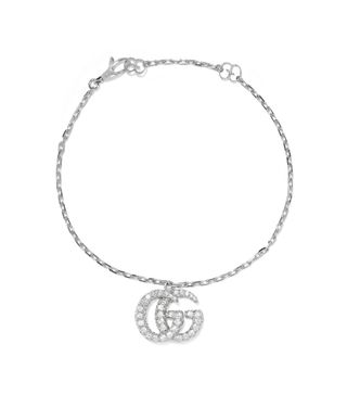 Gucci + 18-Karat White Gold Diamond Bracelet