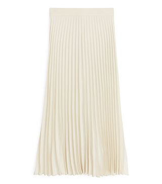 Arket + Pleated Crepe Skirt