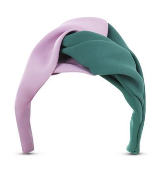 Jane Taylor + Two-Tone Draped Turban Headband