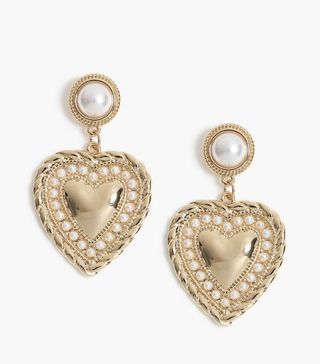 Miss Selfridge + Heart Earrings