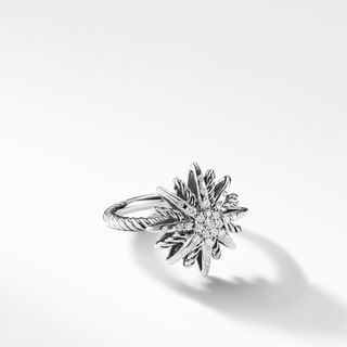 David Yurman + Starburst Ring with Diamonds