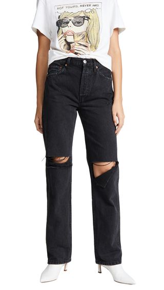 Re/Done + High Rise Loose Jeans