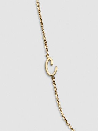 BaubleBar + Charmed Initial Necklace