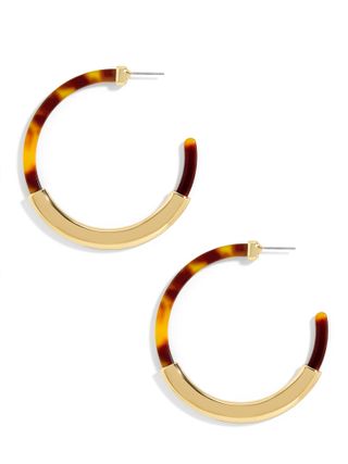 BaubleBar + Tassiana Resin Hoop Earrings