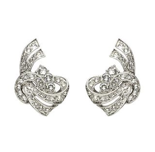 Ben-Amun + Elegance Crystal Deco Post Earrings