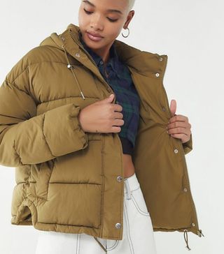 Urban Outfitters + UO Mae Hooded Puffer Jacket
