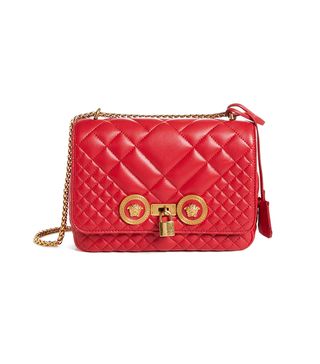 Versace + Icon Medium Quilted Leather Shoulder Bag